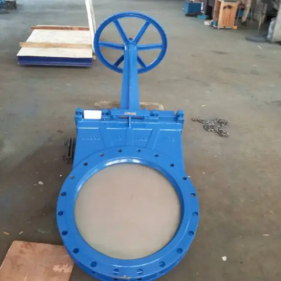 Flange type  knife gate