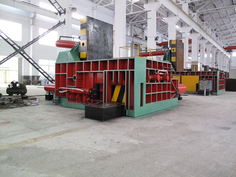 Steel Package Scrap Copper Aluminum Iron Baler Machine