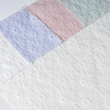 Tejido de punto de urdimbre Jacquard con patrón Embro para prendas de vestir