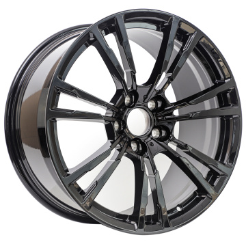 19 ইঞ্চি BMW 706M RIMS ডিজাইন 5 সিরিজ F10 3 সিরিজ F30 4 সিরিজ 706 F90 M5 স্টাইল চাকা দুই কালো মেশিন