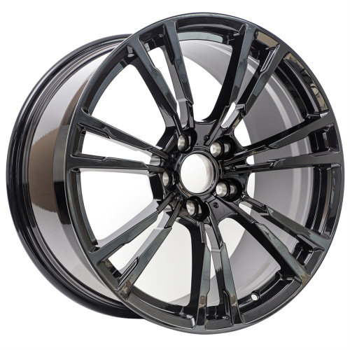 19 អ៊ីង BMW 706M RIMS DESIGN 5 series F10 3 series F30 4 series 706 F90 M5 STYLE WHEELS Bi BLACK MACHINED