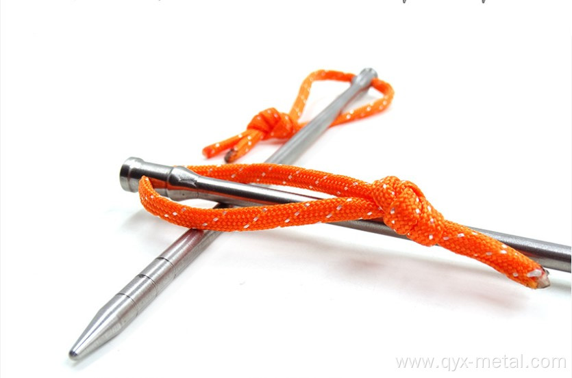 titanium rod tent pegs camping tent peg