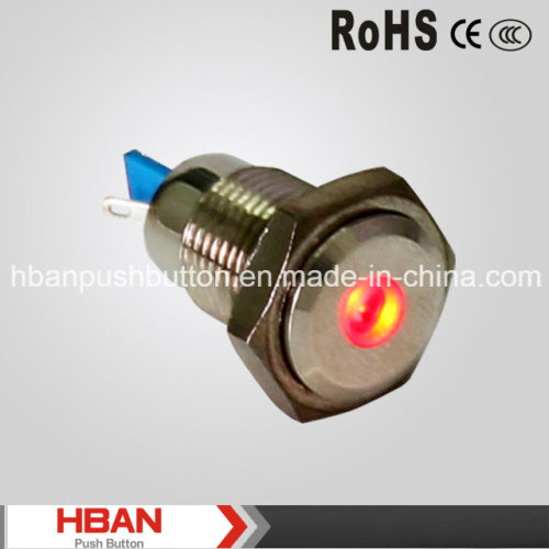 Hbgq12f-D/N 12mm Metal Signal Lamp