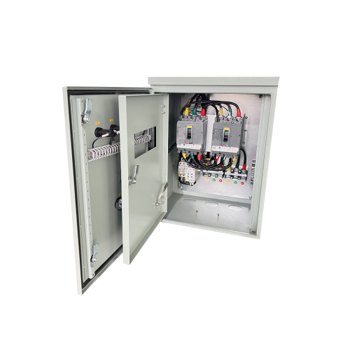 Dual Power Monitor Control Cabinet