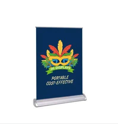 Custom printed table top roll up banner