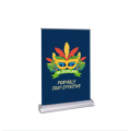 Portable trade show tabletop small mini retractable banner