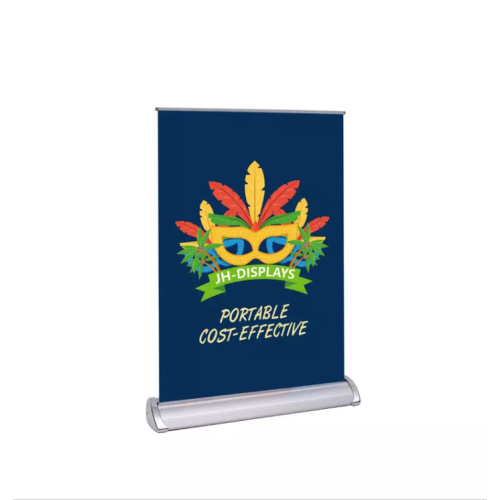 portable retractable banner moving roll up banner stand