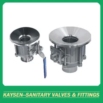 3A Hygienic manual Tank Bottom Ball Valves Clamp