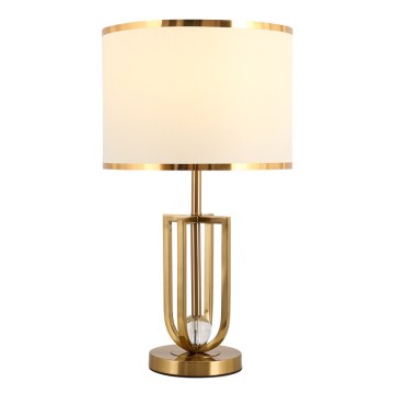 Golden Bedroom Bedside Lamp: Home Decor and Bedside Table Lamp Design