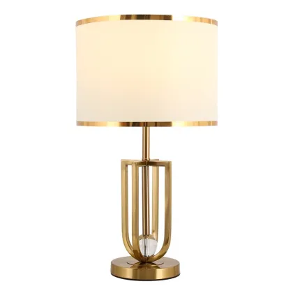 Golden Bedroom Bedside Lamp: Home Decor and Bedside Table Lamp Design