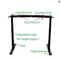 Escritorio de pie de metal ajustable de altura eléctrica