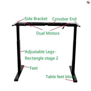 Altura elétrica ajustável SIT STAND STAND CULHULES DE CARTE