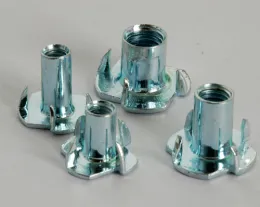 T nuts with 4 prongs
