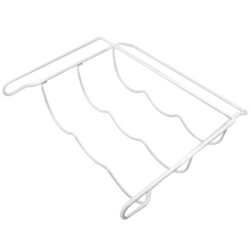 Double-Tier Metal Refrigerator Bottle Rack for 3 Bottles