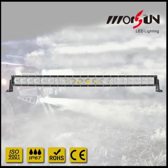 High power 200w single row curved lightbar for offroad 4X4 driving car