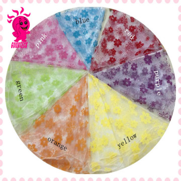 2015 wholesale flower tulle printing soft tulle for christmas