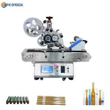 Desktop Vial, Syrup, Blood Test Tube Labeling and Packing Machine Manufacturing Plant