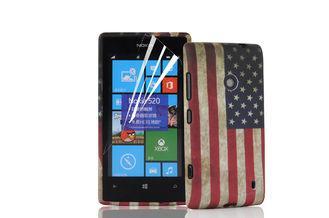 Lightweight Vintage Unite States Flag TPU Gel Mobile Phone
