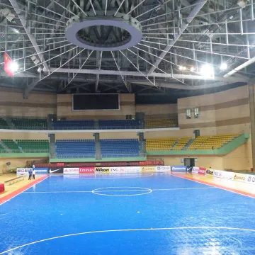 Flat tile PP material for indoor futsal court