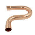 1/2" 3/4" 16 19 25 28.6 32 35 38 42 54mm ID 99.9% Copper End Feed Solder P Trap Plumbing Fitting Coupler For Air Condition