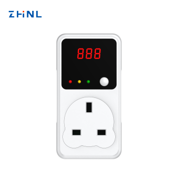 UK Type Household Socket Plug with AC 220V Voltage Protector