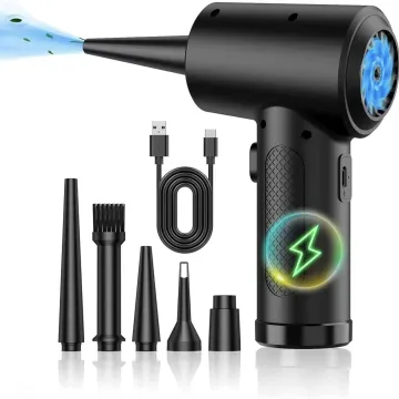 91000RPM Cordless Compressed Air Duster: Keyboard & Car Vacuum Cleaner