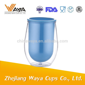 New 400 ml double layer whiskey plastic cup