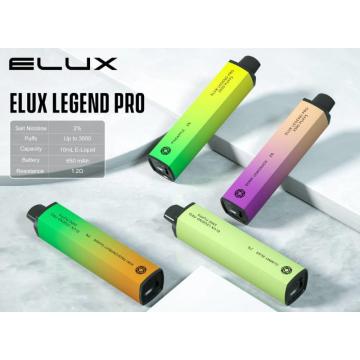 Elux Legend 3500 Puffs descartáveis ​​vape cigarros