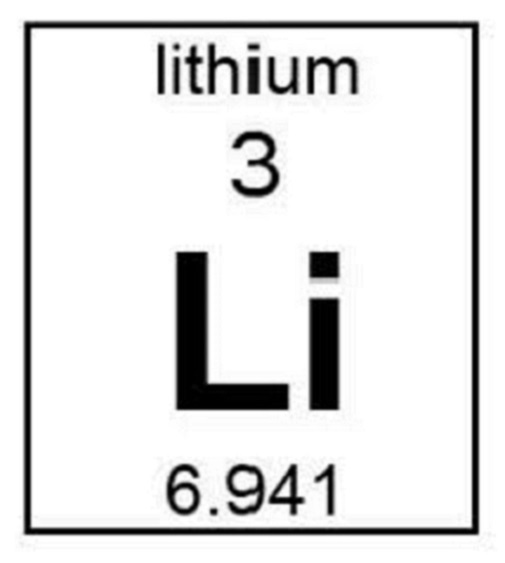 リチウムイオン電池に含まれるリチウムの量