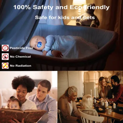 UV Flying Insect Electric Mosquito Killing Lamp - New Arrival Plug-in Lamp with Glue Paper