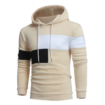 Men's Solid Color Cropped Hoodie Sweatshirt for 2025 Fashion