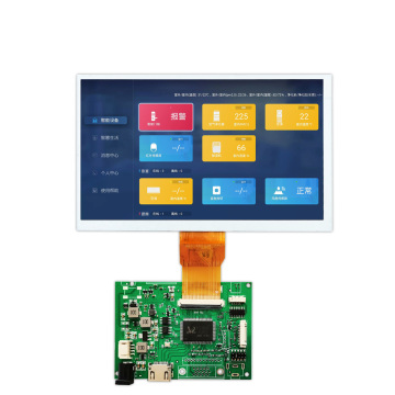 Custom High Luminance 7 Inch TFT LCD dengan Papan Pemandu HD -MI - Titik 1024x600