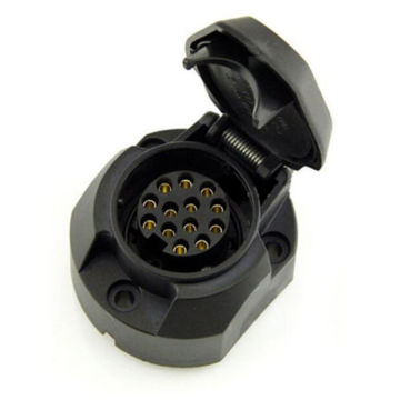 13-Pin to 1 Light Plug Trailer Connector Adapter for 12V Tow Bar