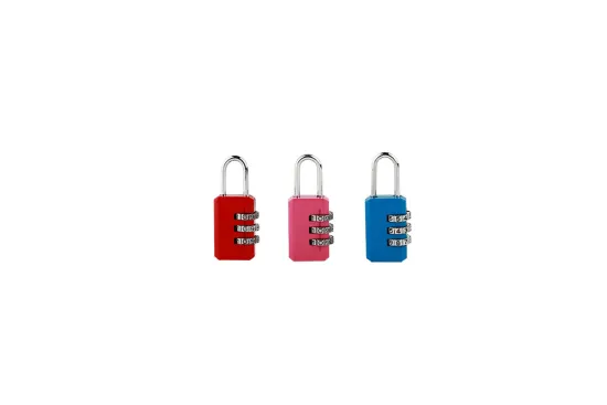2pcs 3 Digit Combination Security Password Padlock