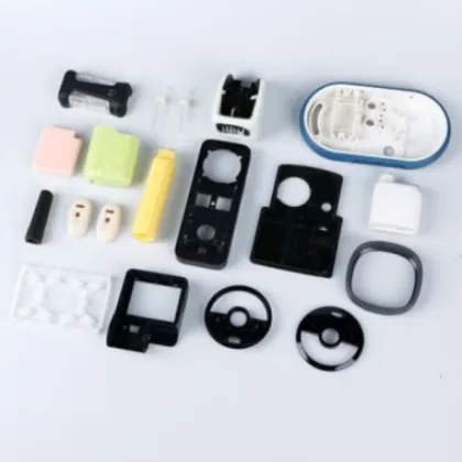 Hearing aid injection mold shell component