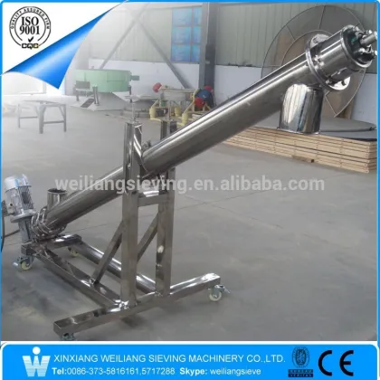 Xinxiang Weiliang Food pharm Flexible Screw Conveyor Feeder