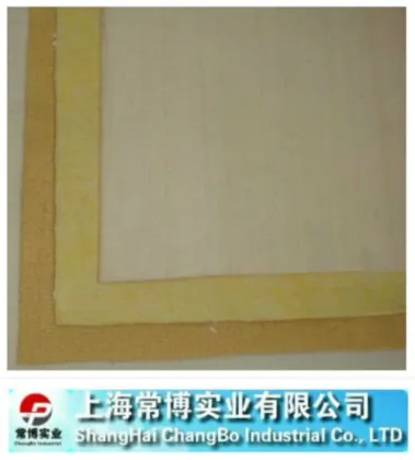 fiberglass needle punched felt dust filter media