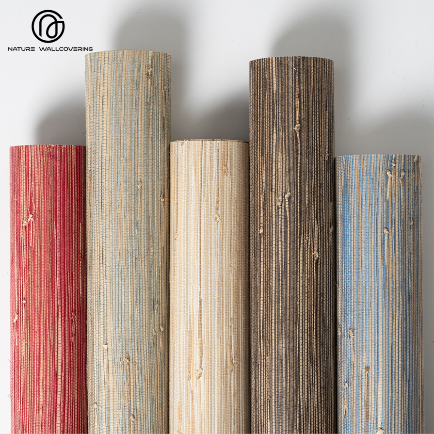 Décoration murale à texture végétale fabriquée à la main en plusieurs couleurs