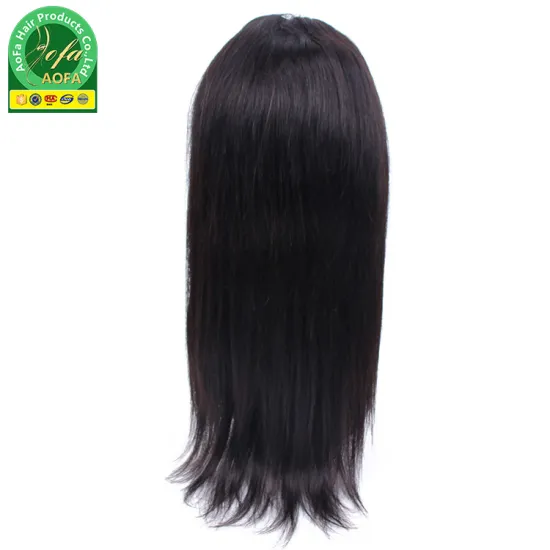 Top Quality Natural Hairline Brazilian Straight Human Hair Wig