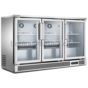 Triple Glass Door Fridge for Beer and Beverages