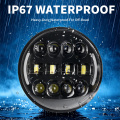 LiuHJG 12-80V 12 Lens 32W Double Colors Led Motorcycle Headlight