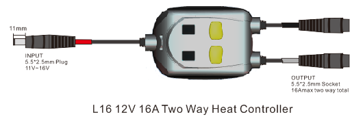 L16 two way heat controller