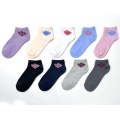 Low cut ankle polyester children's socks for ladies