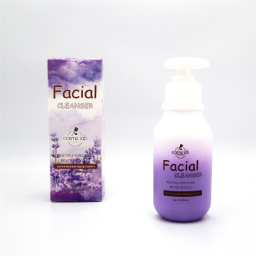 Organic Lavender Oil Facial Cleanser for Moisturizing and Nourishment