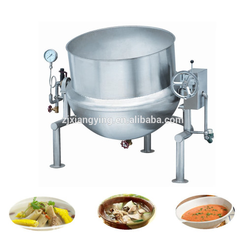 XYQG-A300 Chinese machinery automatic industrial steam jacketed soup kettle