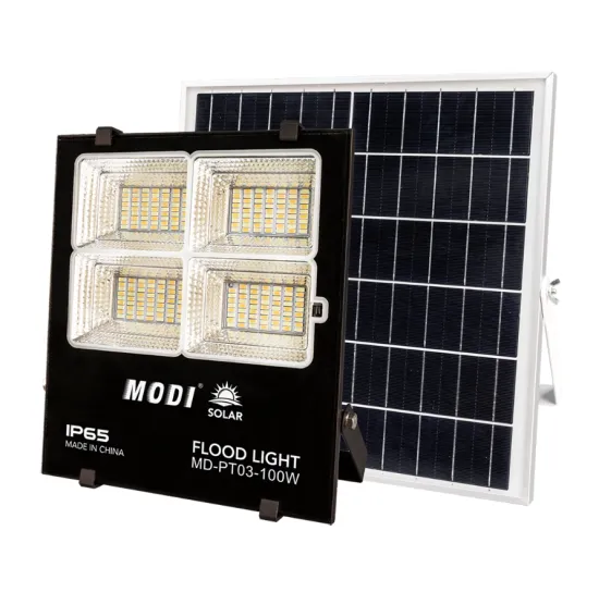 Solar flood light for stadium