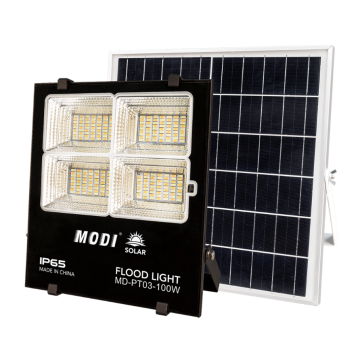 Solar flood light for stadium