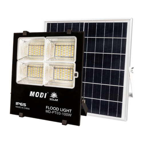 Solar flood light for stadium