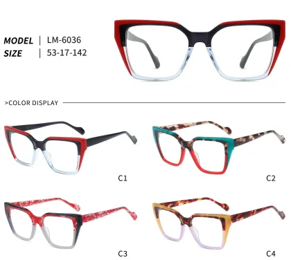 Veetus Unisex Retro Anti-Blue Light Glasses with Custom Myopia Lenses