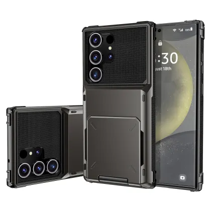 5 Card Slots Armor Case for Samsung Galaxy Models